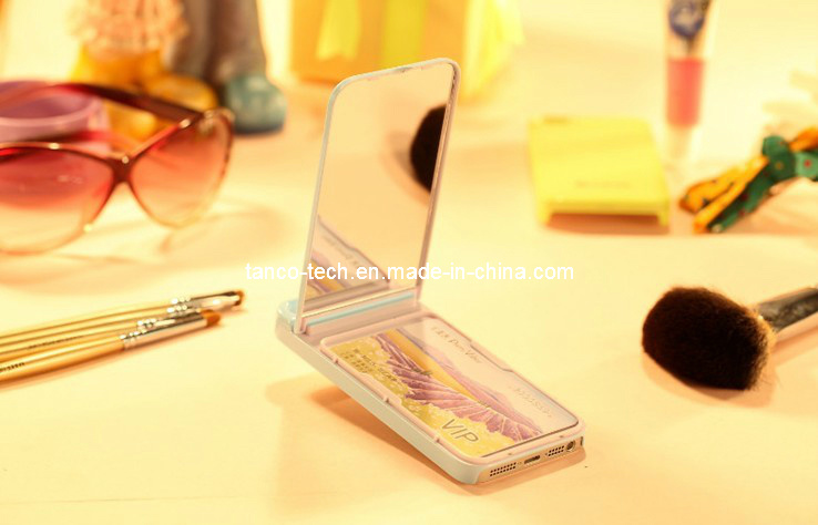 The Make-up Box Shape Mobile Phone Case /Cell Phone Caes /Cover for S4 I9500 /iPhone 5s with Mirror