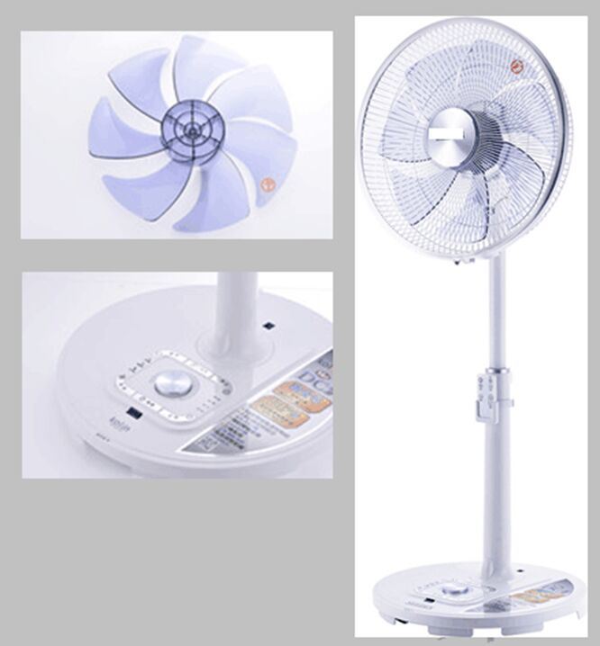 12 Speed Frequency Control Blushless DC Motor Stand Fan (USDF168L)