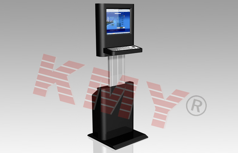Height Adjustable Information Kiosk, Advertising LCD Display