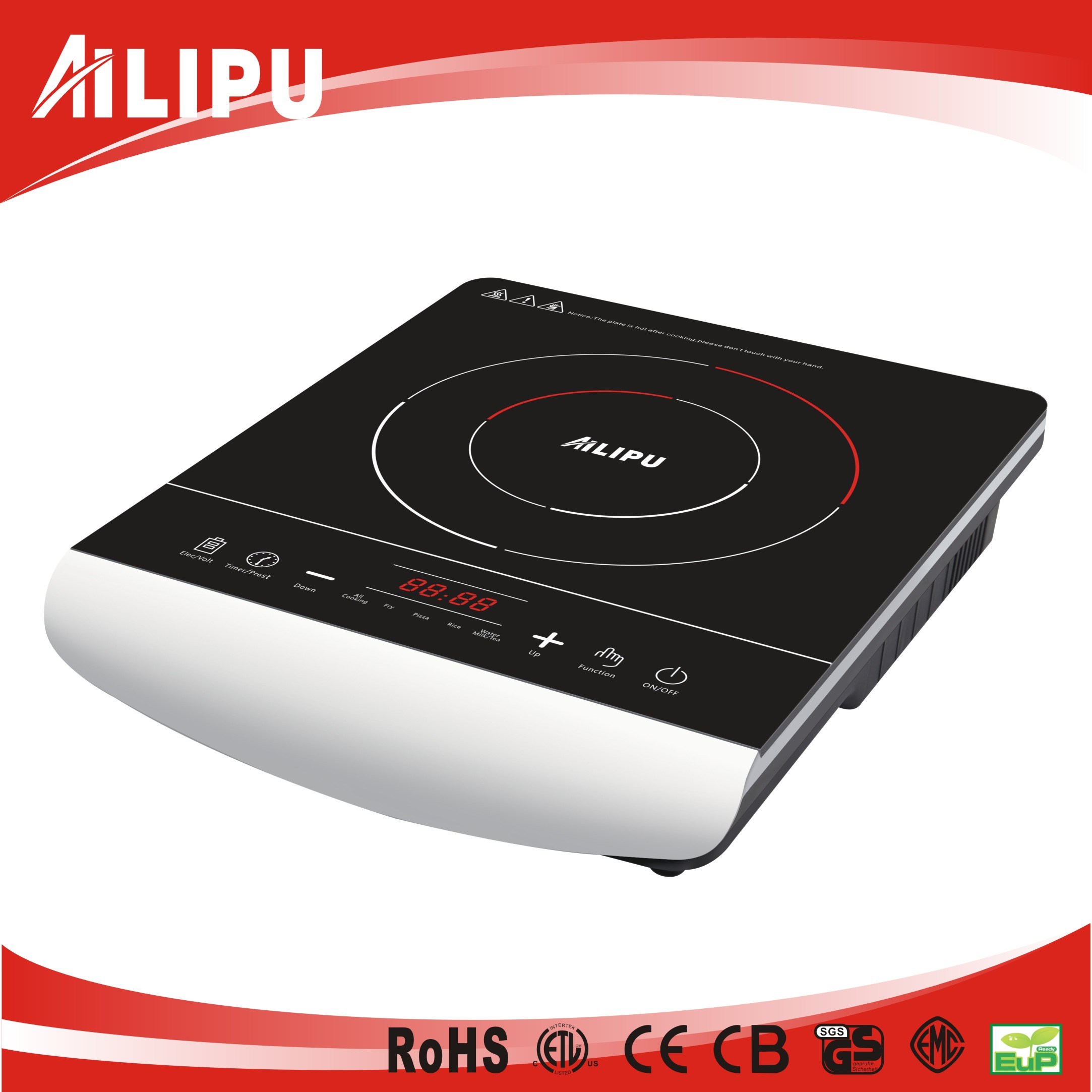 Simple Model Countertop Style Touch Sensor Electric Induction Cooker