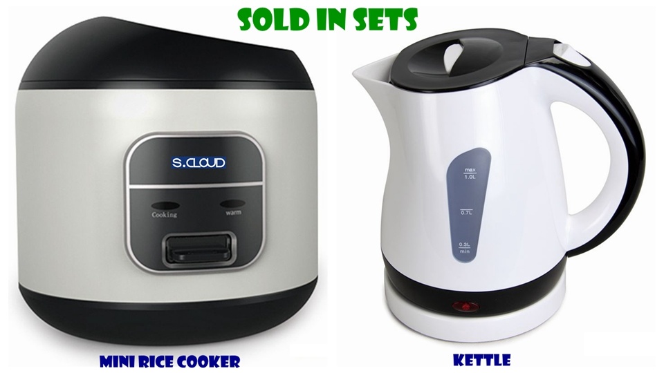 Kettle & Rice Cooker Sold in Sets