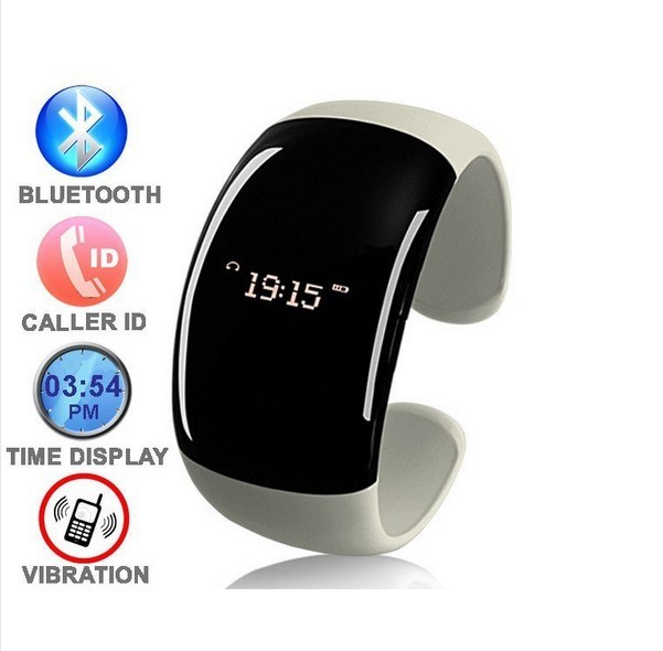 Smart Vibrating Bluetooth Watch Bracelet with Bluetooth, Answer Call, LCD Call