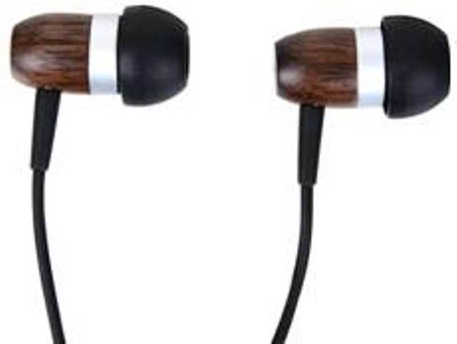 Earbud with Wood