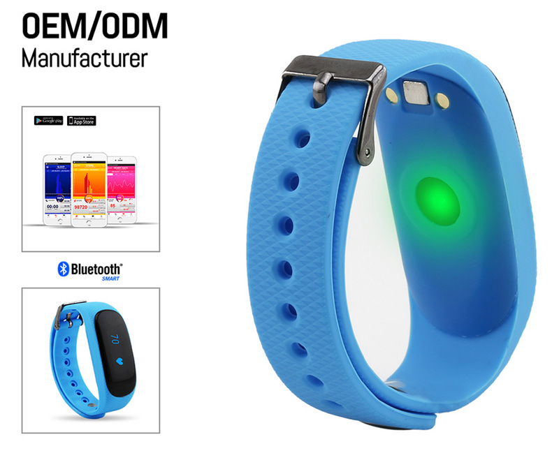 Bluetooth Optical Light Heart Rate Monitor Smart Watch Sport Pedometer Calorie Counter Wristband
