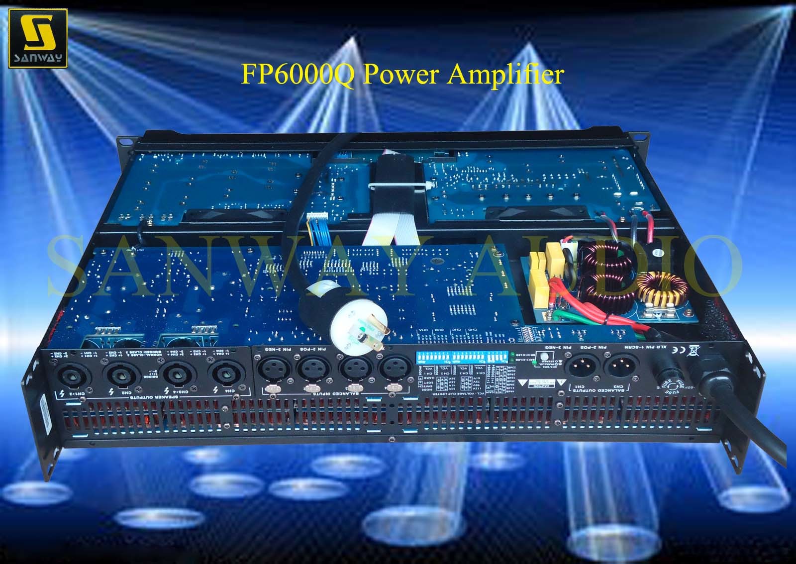 4 Channels Lower Power Amplifier (FP6000Q)