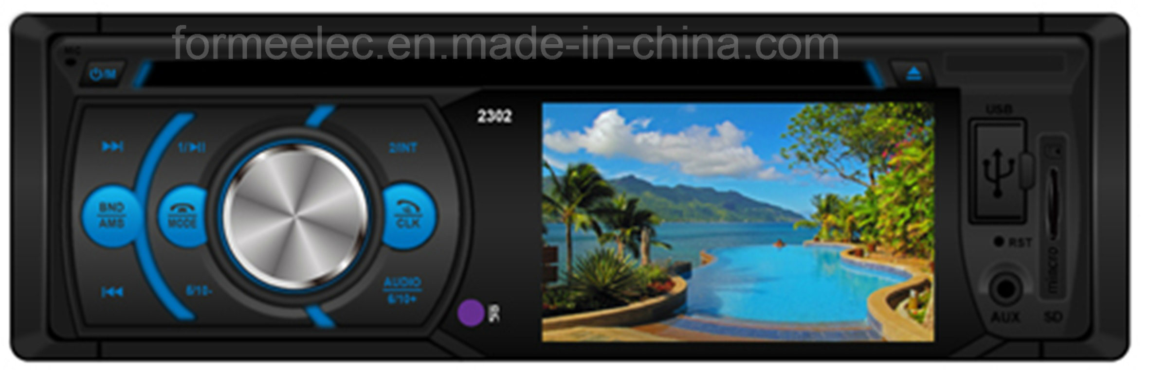 3 Inch LCD Car DVD Player with USB SD Bluetooth