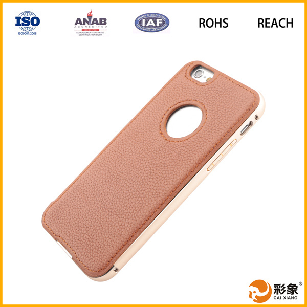 100% Genuine Leather Mobile Phone Case for iPhone 6
