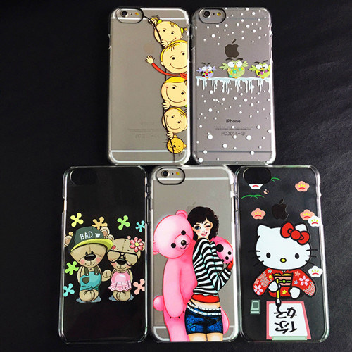 Crystal PC Mobile Phone Cases for iPhone/Samsung/Huawei/Sony/HTC etc