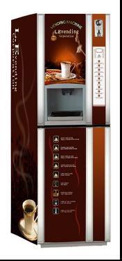 Cappuccino&Latte&Mocha Coffee Vending Machine with Coin Operation F-306gx
