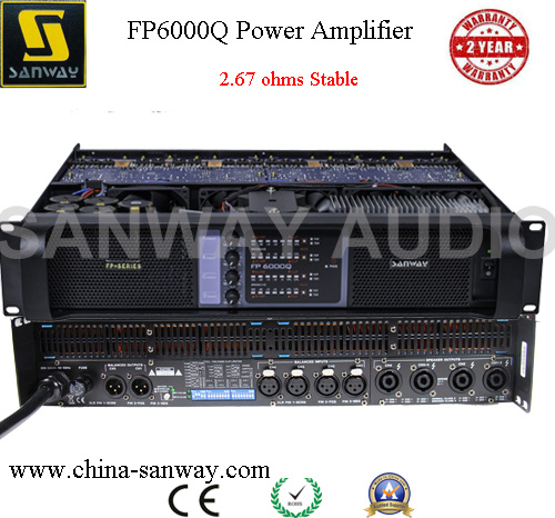 High Power 4 Channel Power Amplifier Sound Standard for Church
