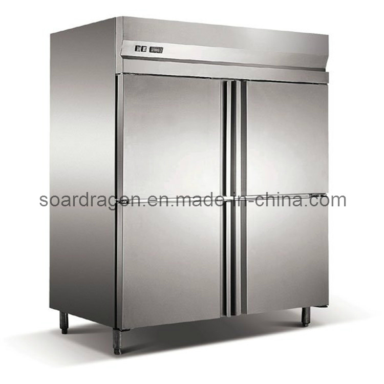 4 Doors Stainless Steel Kitchen Refrigerator for Food Storage (D1.0L4D)