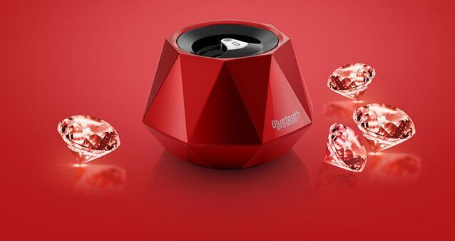 Diamond Shape Handsfree Mini Music Speaker Made in Shenzhen China