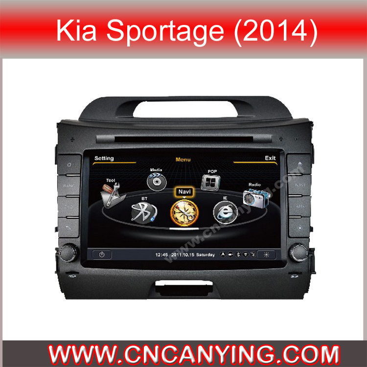 Special Car DVD Player for KIA Sportage (2014) with GPS, Bluetooth. with A8 Chipset Dual Core 1080P V-20 Disc WiFi 3G Internet (CY-C325)