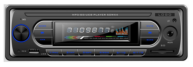CE Certified Universal One-DIN Car MP3 Player with Fixed Panel