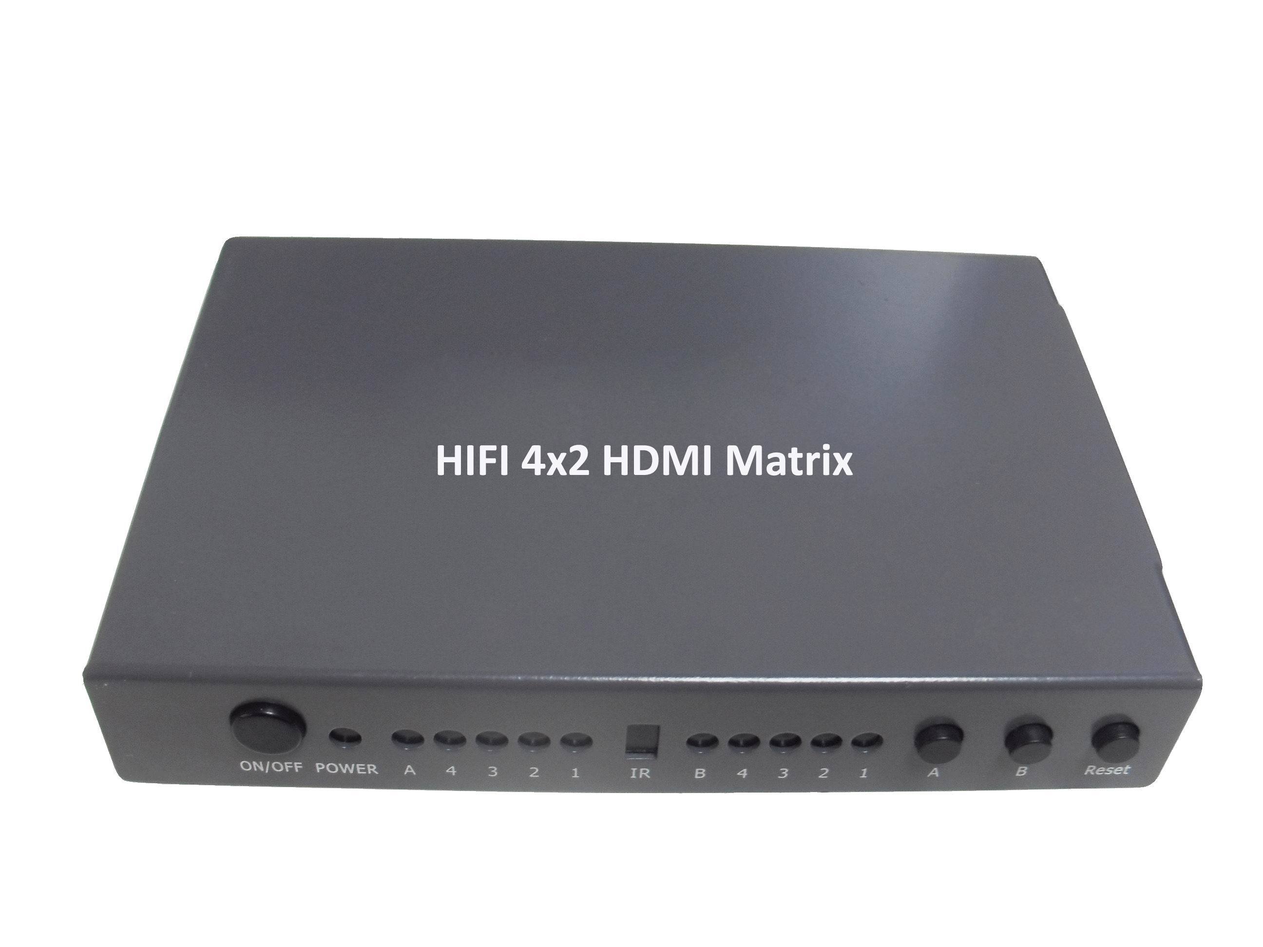 HDMI Matrix 4x2 Mini (HIFI Audio) 