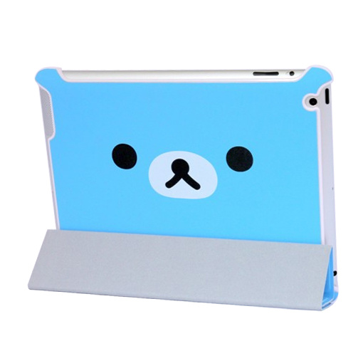 Smart Cover for iPad 2, iPad 3 with Lovely Bear Design