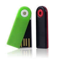 Mini Plastic Swivel USB Flash Drive