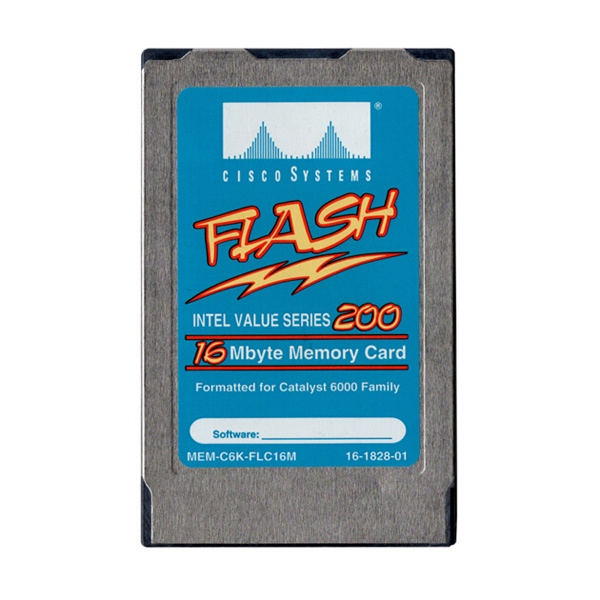 Intel Value Series 200 Cisco 16MB Flash PCMCIA Memory Card