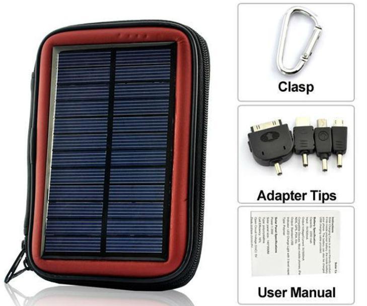 Portable Solar Mobile Phone Case, Solar Mobile Phone Charge Bag