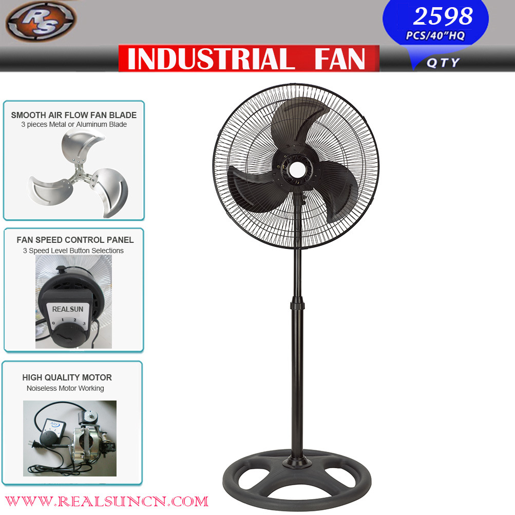 Powerful Industrial Fan with Full Black Color