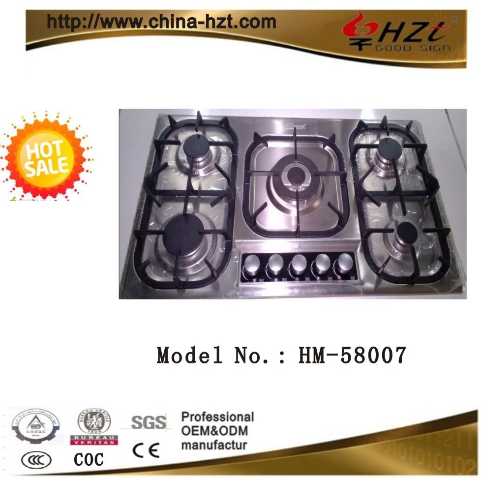 Newly 5 Burner Indoor Gas Stove