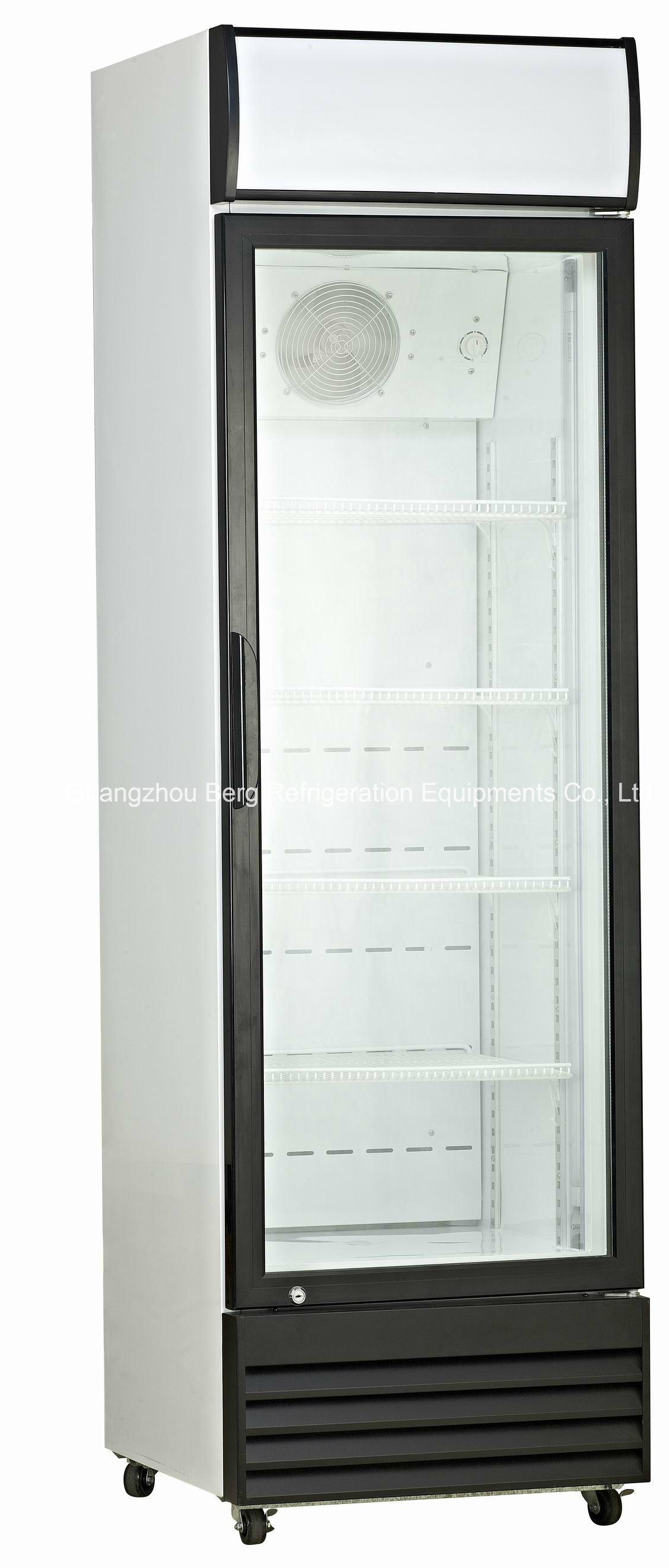 Single Commerical Glass Door Showcase Refrigerator
