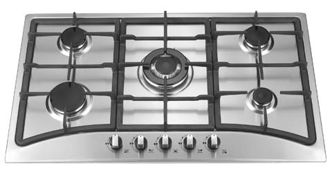 Built in Type Gas Hob with Five Burners (GH-S965C-1)