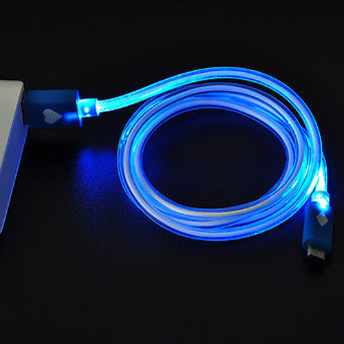 LED Light USB Charge Data Cable for Samsung LG Motorola