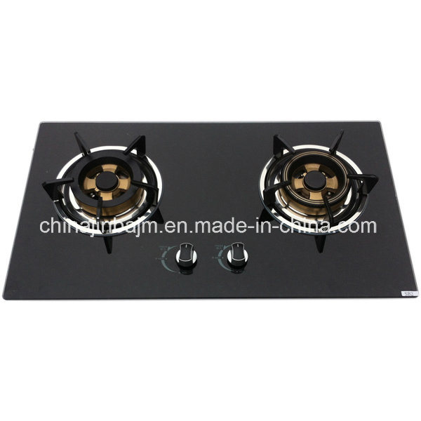 Promotion 2 Burners 730 Length Glass Top Stainless Steel Built-in Hob/Gas Hob