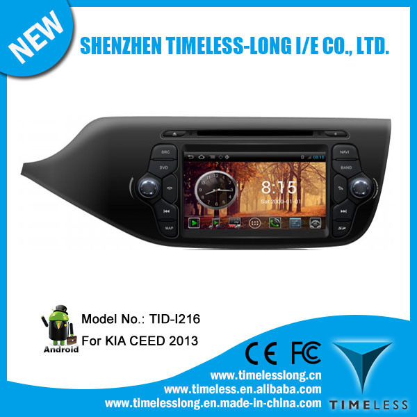 2DIN Autoradio Android Car DVD Player for KIA Ceed 2013 Year with A8 Chipest, GPS, Bluetooth, USB, SD, iPod, 3G, WiFi (TID-I216)