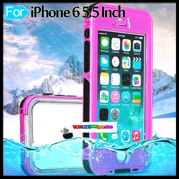 Cover for iPhone 6 Plus Fingerprint Underwater Phone Case Waterproof