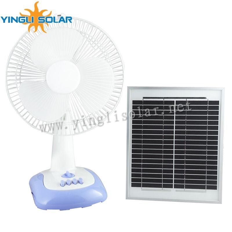 Solar Fan with Low Noise and Power Saving