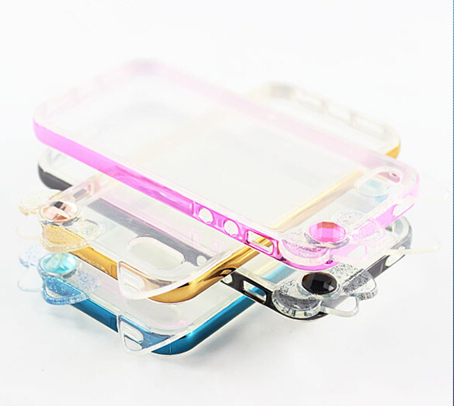 Hot-Selling Phone Accessory Aluminum Bumper+TPU Back Mobile/Cell Phone Case Cover for iPhone 5/5s/Se