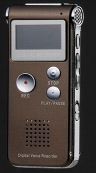 Rechargeable 8g USB Vor 650hr Digital Audio Voice Recorder Dictaphone MP3 Player