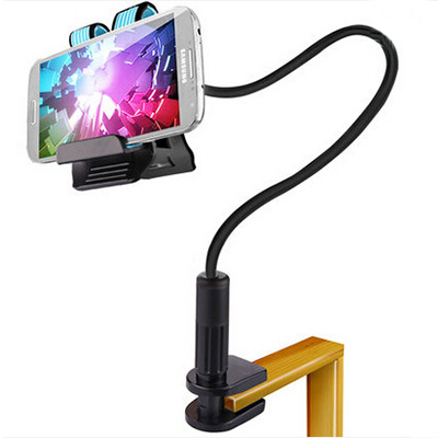 2015 New Long Arms Non-Slip Removable Lazy Mobile Phone Holder with Tube for iPhone