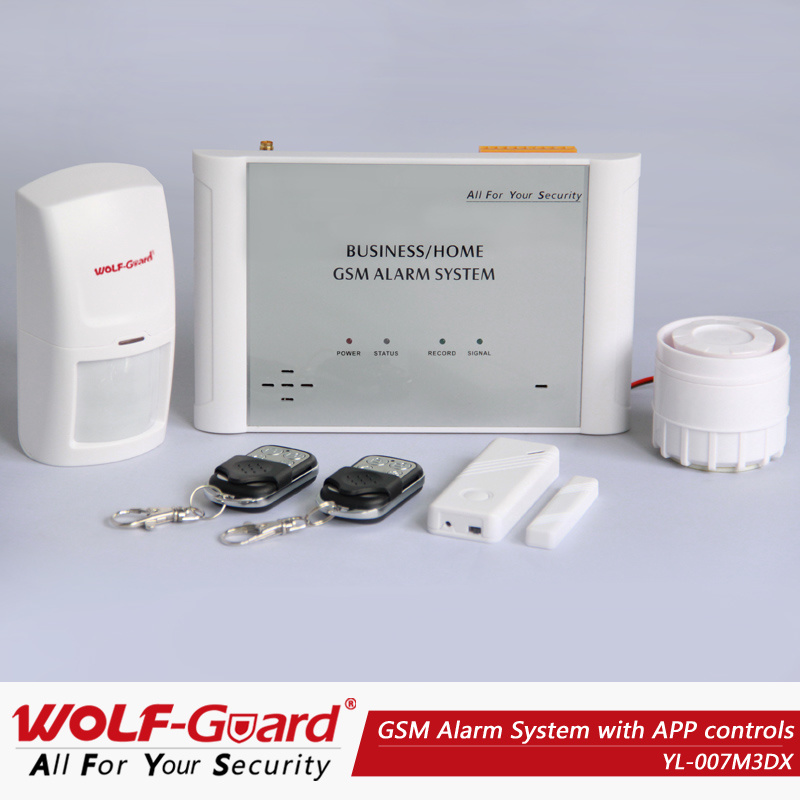 GSM Home Burglar Alarm System with Audio Message Recording (YL-007M3DX)