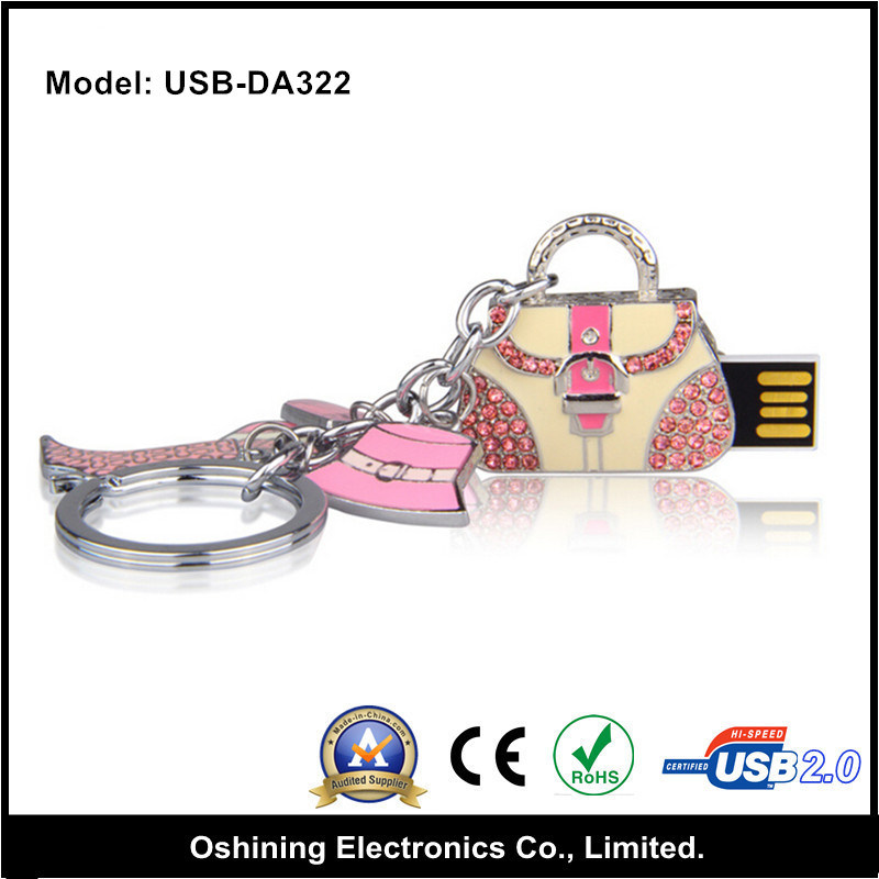 Handbag USB Diamond Flash Drive (USB-DA322)