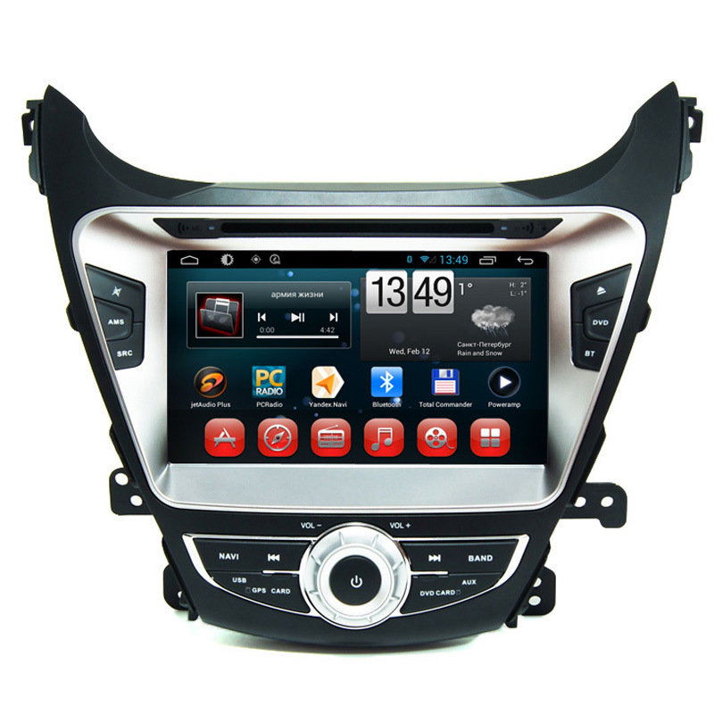 Automobile DVD Player for Hyundai Elantra Avante 2014 with GPS Radio