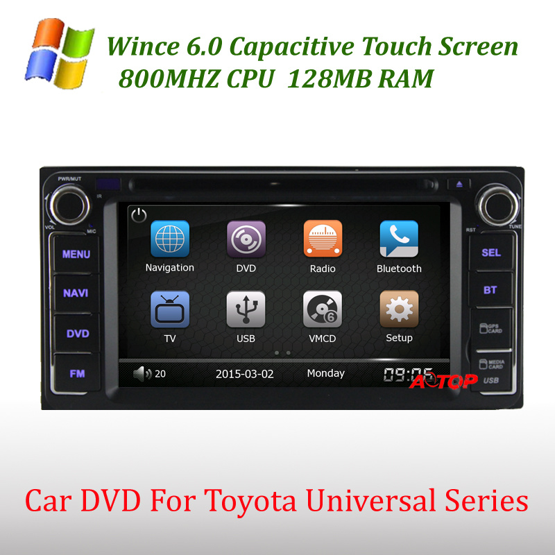 Car DVD Player for Toyota Corolla RAV4 Land Cruiser Camry
