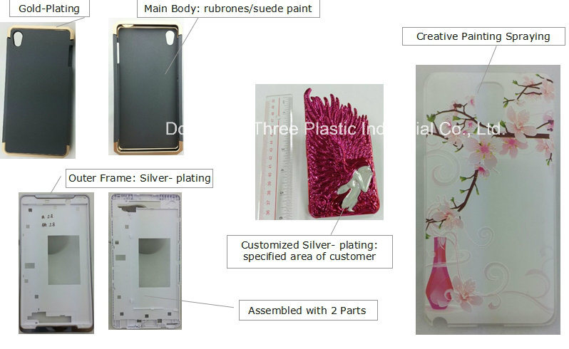 Plastic Molding Design Painting Mobile Phone Case