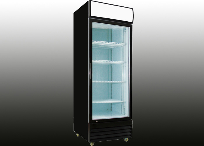 Black Body Option Upright Energy Beverage Refrigerator
