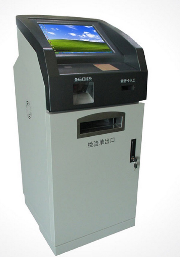 15inch Customize Hospital Use Kiosk Manufacturer, Kiosk with Photo Printing Function
