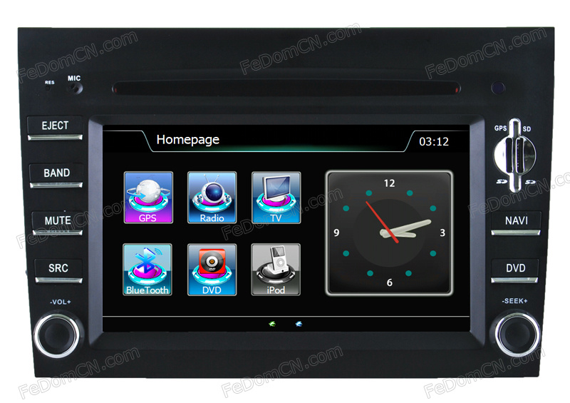 Car DVD GPS Navigation Auto Stereo Audio Video Radio for Porsche/Hunmer (FD-9815)