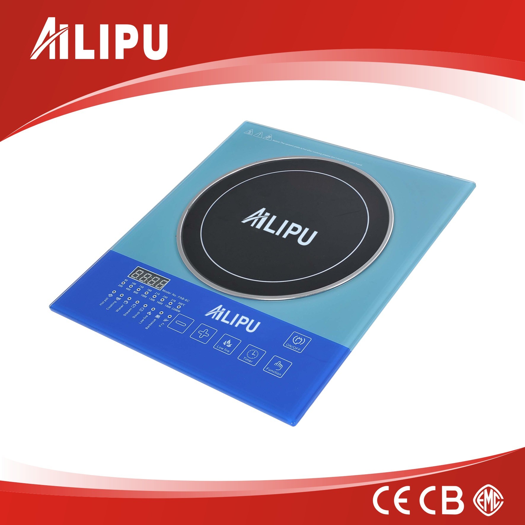 Ailipu Sm-S12 Sensor Control Induction Cooker Hot Selling for Bangladesh Market