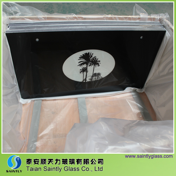 4mm Silk Screen Glass Door