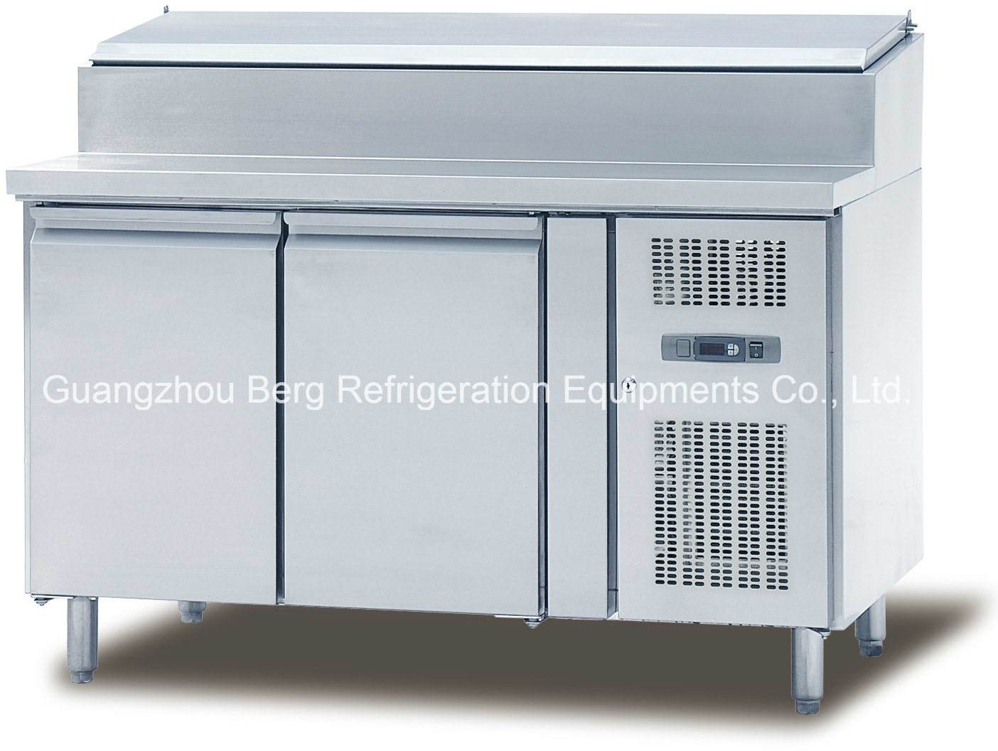 Commerical Pizza Prep Table Refrigerator with Ce