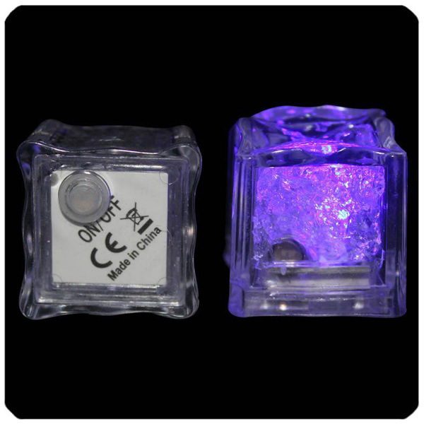 LED ice cube, ice cube LED, flashing ice cube, flash ice cube, light ice cube, ice cube light, light up ice cube