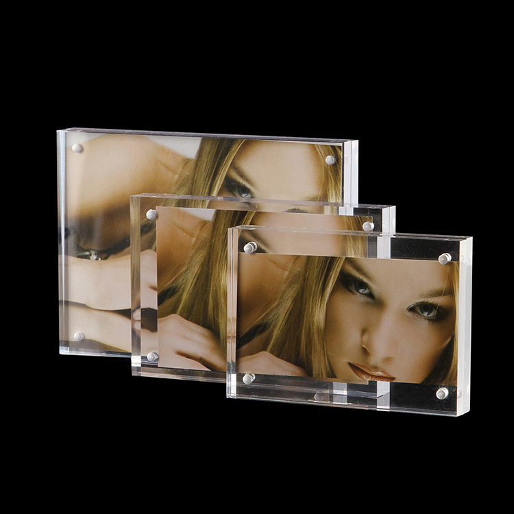 2016 New Style Acrylic Photofunia/Photo Frame, Acrylic Magnetic Photo Frame