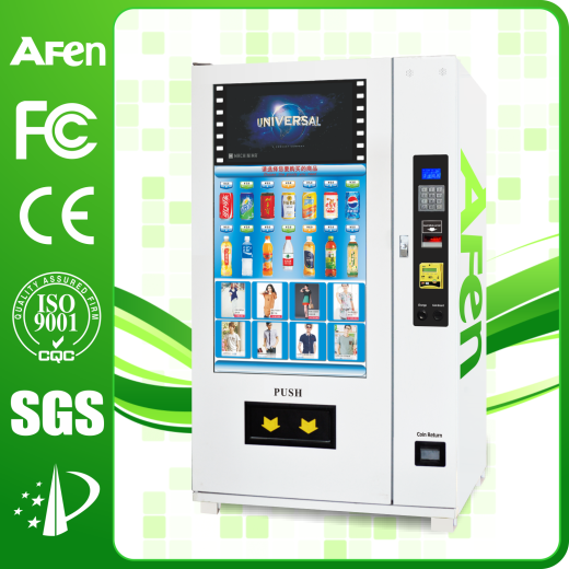 China Supplier Touch Screen Vending Machine Af-D720-10c