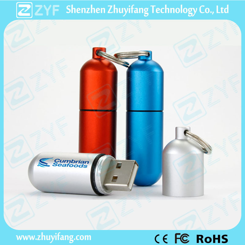 Metal Oxygen Cylinder Shape USB Flash Drive (ZYF1174)